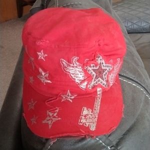 NWOT Cadet/Military Style Red Cap